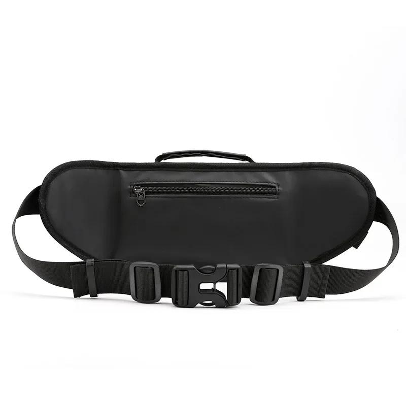 Large Capacity Anti-theft Male Belt Close-Fitting Waist Bags Multi-Functional Shoulder Bag Men Nylon Fanny Chest Fanny Pack