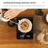3kg/0.1g Kaffevåg med Timer Köksredskap Digital Multifunktionell Våg Häll över Dropp Espressovåg LCD-display