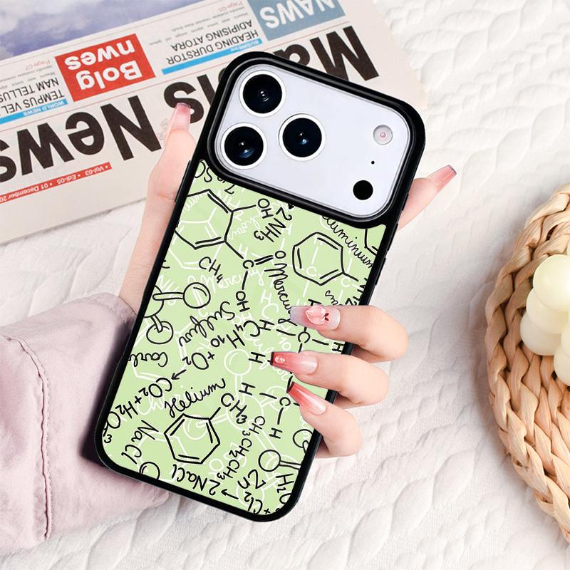 Biology and Chemistry soft Phone Case For IPhone 17 16e 15 14 13 12 11 Pro Max Air Mini Soft Protective Cover
