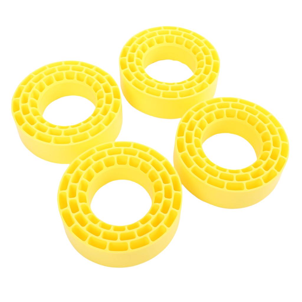 4PCS 1.55 Inch Tire Inserts Silicone Double Layer Hollow Water Proof RC Crawler Wheel Insert for Upgrade