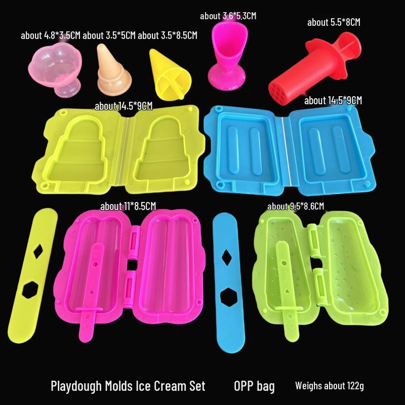 Children's DIY Color Clay Craft Kit: Includes Leather Clay, Glue Machine, Needle Cylinder, Noodle Maker, Dessert, Cake, and Bread Making Tools.