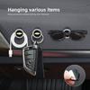 2Pcs Crystal Decoration Car Emblem Self Adhesive Mini Storage Hooks For Chevrolet Z71 Aveo Impala Lacetti Malibu Sail SS Cruze
