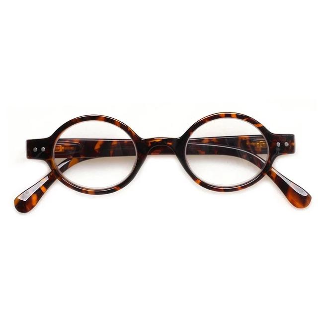 Blue Frame Retro Smart Reading Glasses Blue Light Glasses Vintage Round Glasses Women +1.5+2+2.5+3