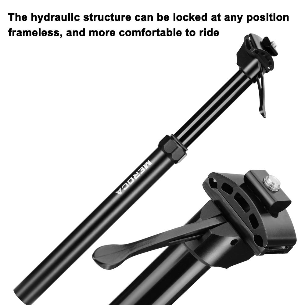 Telescopic   Seatpost 30.9Celsius31.6mm   Height Bike SeatTube Aluminum Alloy Hydraulic   Seatpost Cycle Accessory