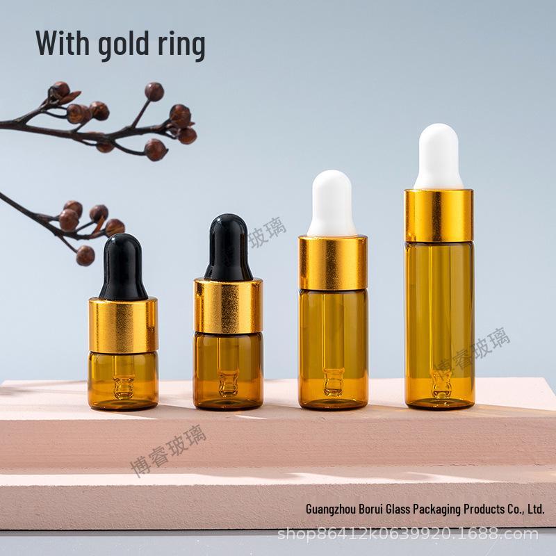 Available: 1ml brown dropper, 2ml glass sample, 3ml & 5ml essential oil bottles with screw caps.