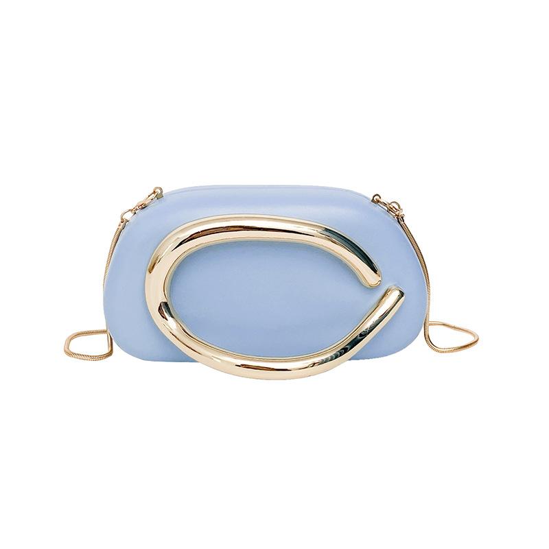 Personalized and Creative Small Bag Women's 2025 New European and American Fashion Niche Shoulder Bag Chain Crossbody Heterosexual Box Bag