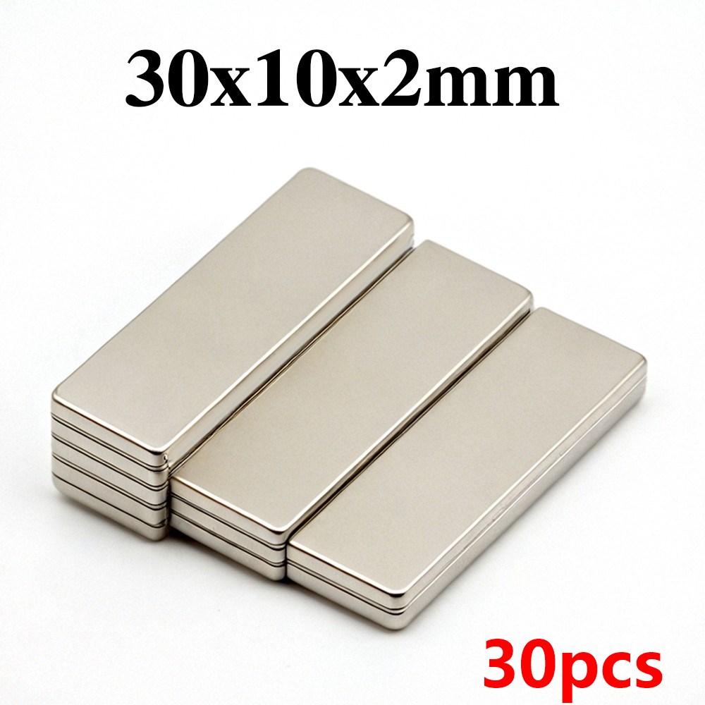 30x10x2mm block Refrigerator Magnets imanes para manualidades for Refrigerator, Office, DIY