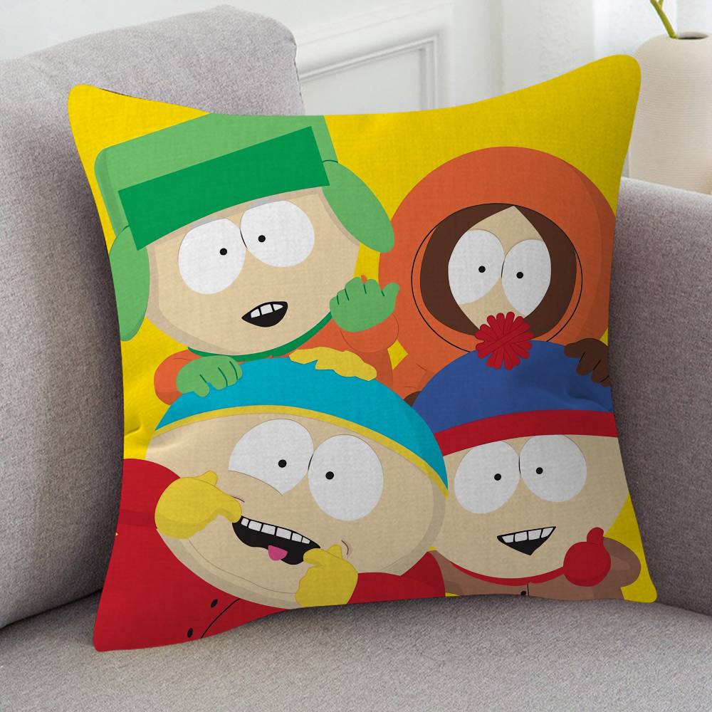 Anime South Park Cute Cartoon Twodimensional Pillowcase Bedroom Sofa Cushion Cover Nap Pillow Cover