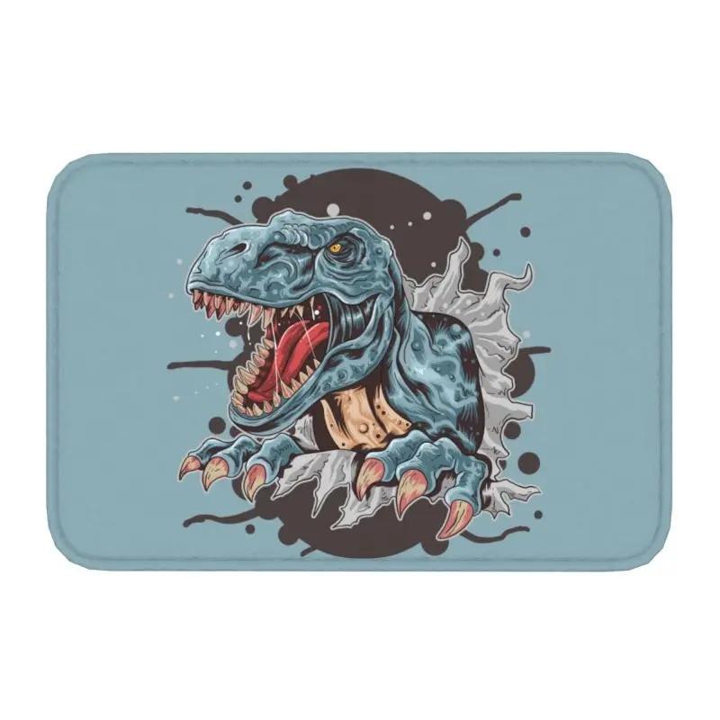 Funny Offline No Internet Dinosaur Doormat Anti-Slip Entrance Kitchen Bathroom Floor Door Mat Dino Geek Garage Carpet Rug