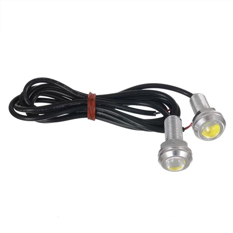18Mm Car Eagle Eye Drl Led Daytime Running Lights Led 12V Backup Reversing Parking Signal Automobiles Lamps