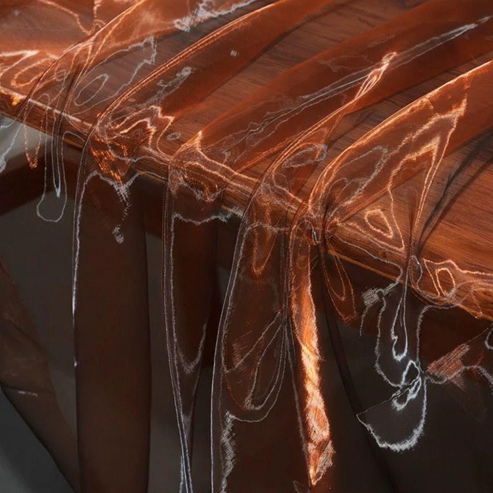 Sewing Crafts 100X150cm Two-color Gradient Fabric Colorful Lightweight Gauze Fabric Sheer Thin Organza Fabric Decorative Edge