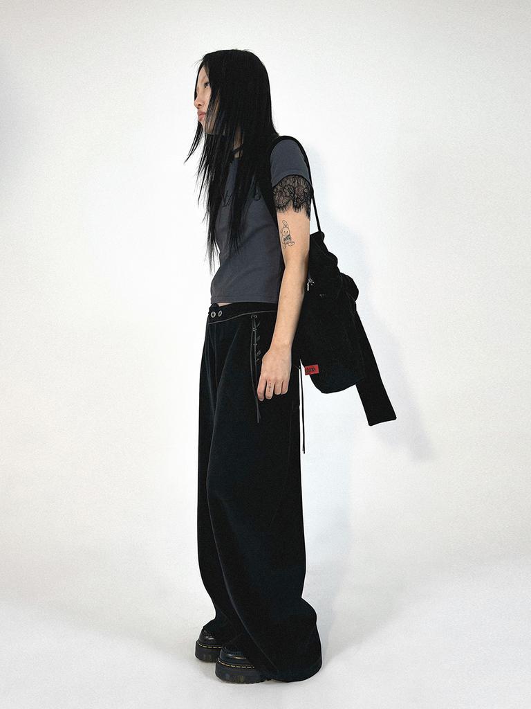 Seutillesseodi Zip Teeth Pants