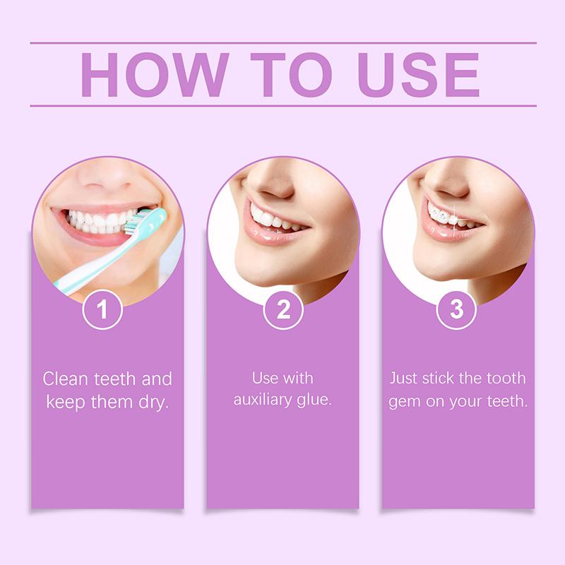 20Pcs Dental Rhinestones Tooth Rhinestones Teeth Jewelry Teeth Whitening Teeth Decoration Dental Crystal