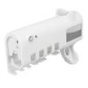 Toothbrush Holder 4 Slots Intelligent Cleaning Punch Free Wall Mounted Toothbrush Cleaner with
