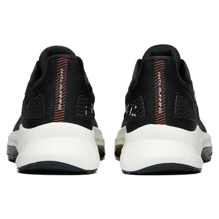 Anta Slip Resistant Abrasion Resistant Low top Running Shoes Men's Black Gray 112145587-8