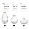 Elegant Transparent Mini Vase Set for Fresh Flowers, Craft Ornaments for Living Room Décor