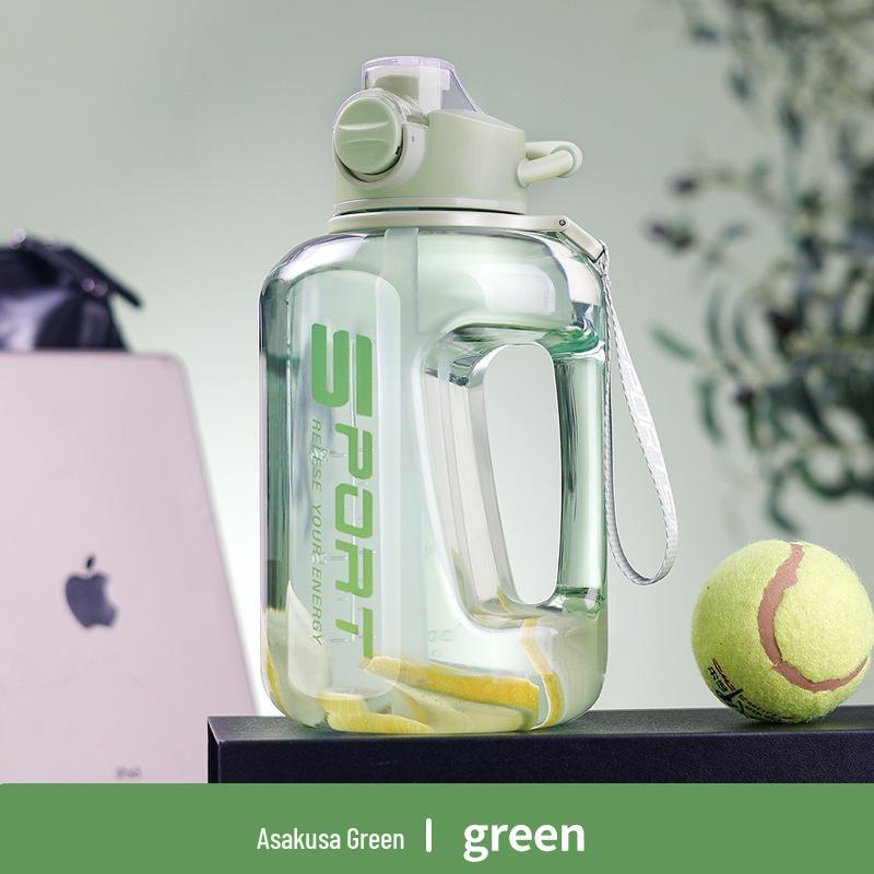 Men's Large Capacity Sports Water Bottle - Fitness Bucket Space Cup