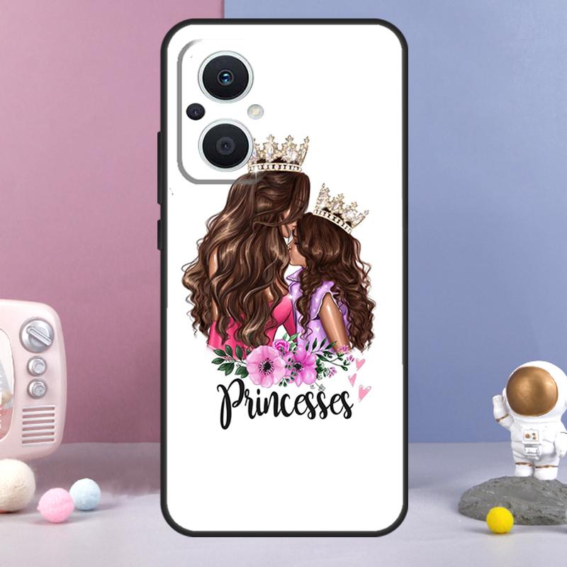 Beautiful Mother Daughter Son Funda For OPPO Reno 11 F 12F 13F 14F 10 12 13 14 Pro 7 8 Lite OPPO Find X9 X6 X5 X8 Pro Case