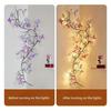 48/96LEDs Butterfly String Lights Artificial Plants Tree Branches 8Modes Butterfly Flower Wall Lights Decoration Christmas Gifts