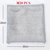Metal Wire Mesh Cleaning Cloths Universal Sink Faucet Tea Stain Rag Microwave Gas Stove Dishwashing Scouring Pad Kitchen Towels