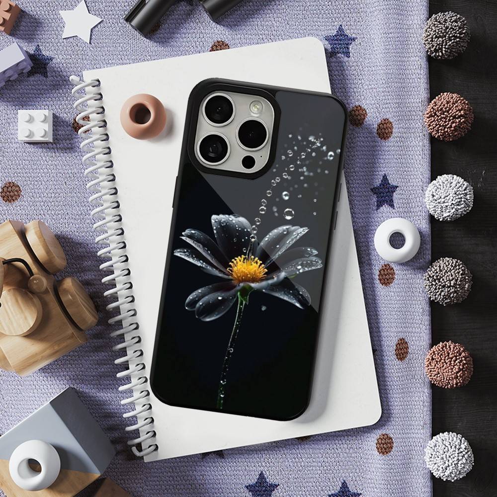 Warmth Art Flowers For iPhone 12,Pro,16,15,Mini,13,17,Max,11,14,Plus,For Magsafe,Magnetic Wireless Charging Case