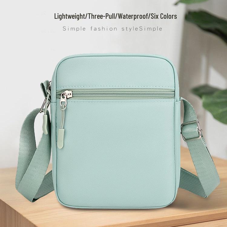 Women's Oxford Cloth Crossbody Phone Bag - Mini, Multi-Compartment, Stylish Shoulder Bag