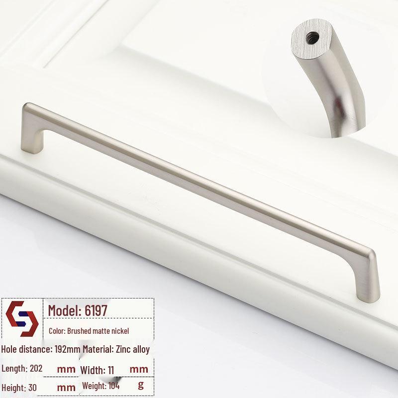 Modern Black Pearl Cabinet and Drawer Handle