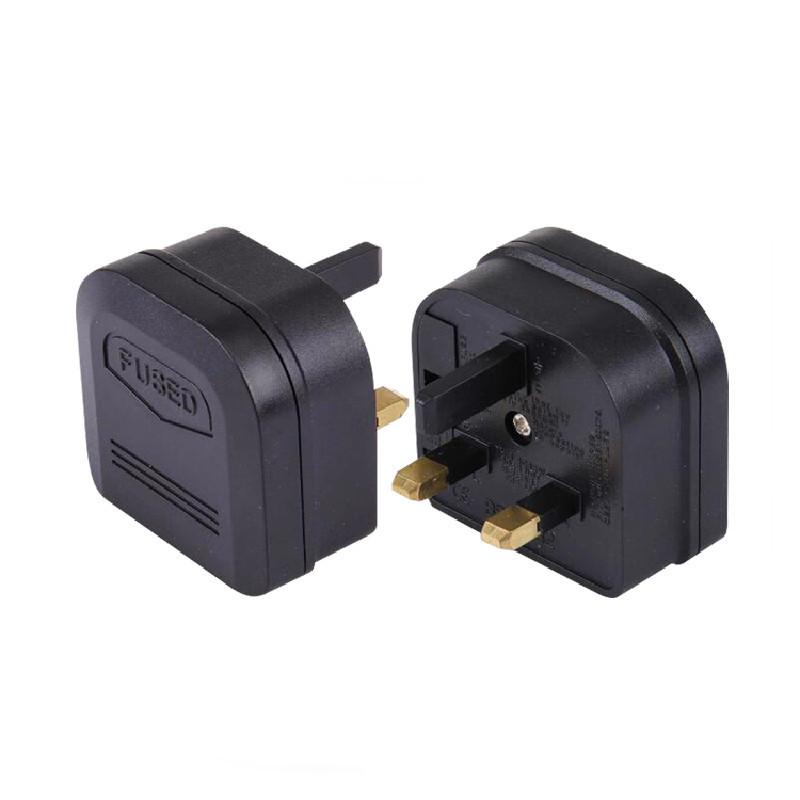 European Euro Eu 2 Pin To Uk 3 Pin Power Socket Travel Plug Adapter Converter Power Adapter Charger Power Socket Outlet