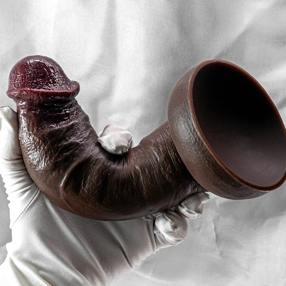 Podwójny płynny silikonowy czarny sztuczny penis makijaż damski masturbator gruby długi penis na wakacje artykuły erotyczne dla dorosłych