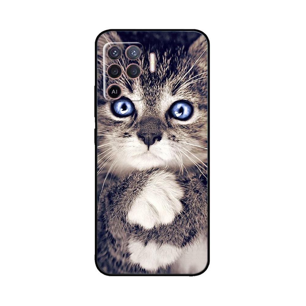 Cover per OPPO Reno 5 Lite Custodia Morbida in Silicone Fiori Bumper per OPPO Reno 5 F oppoA94 4G Custodie Reno 5 Lite Custodie per Telefono