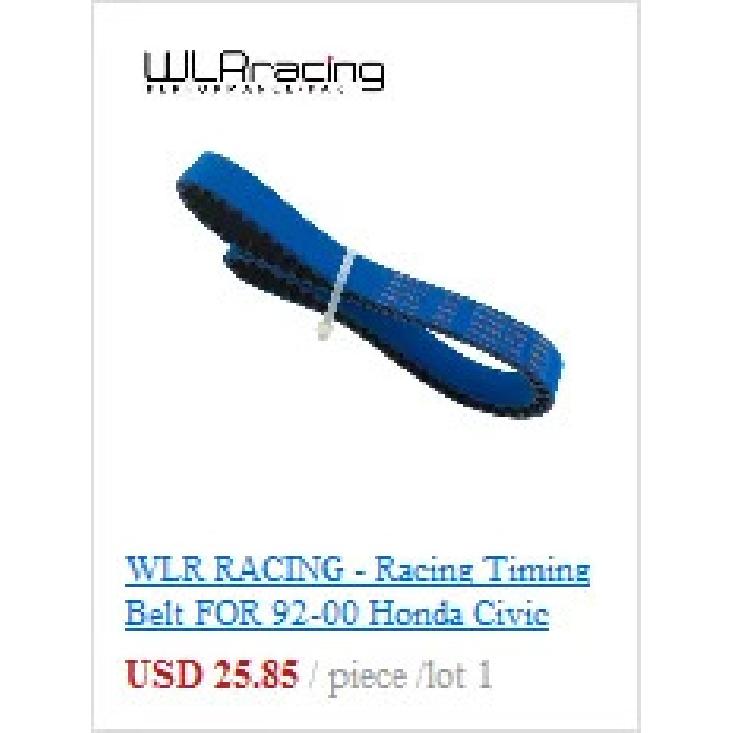WLR Clear Cam Gear Cover Timing Belt Cover Turbo Cam Pulley For 96-05 Mitsubishi Evolution Lancer EVO4-8 4G63 WLR6338