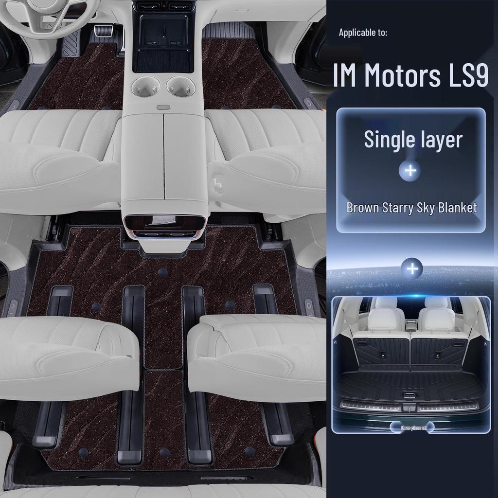 IM LS9 Full Coverage TPE Floor Mats for New Model Car Interior Decoration