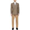 Gucci Gg Pattern Double Breasted Jacket 705284-ZAKIV-9549