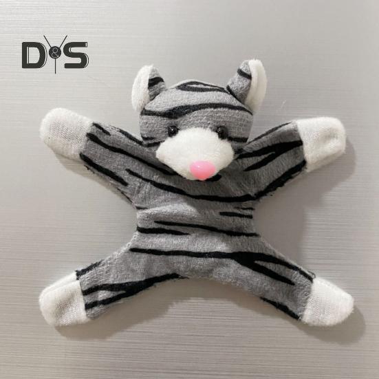 Kreslené plyšové zvířátko Magnet na lednici Plněná zvířecí panenka Magnetická dekorace na lednici Ozdoba do domácnosti, kanceláře, kuchyně, na skříňku