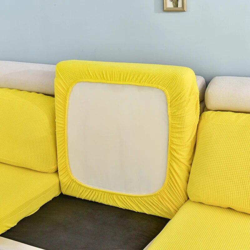 Capa de almofada de alta elasticidade jacquard, protetor de móveis para sofá, assento de sofá, capa de sofá, capa de sofá, flexibilidade macia