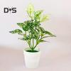 Potted Plant Artificial Bonsai Desktop Decor Fake Green Plant Display