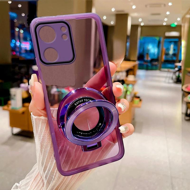 

Для Motorola Edge 50 Fusion 50pro прозрачная пленка для объектива камеры противоударный мягкий чехол магнитный держатель подставка чехол для Moto Edge50 Fusion Edge40 NEO Motorola Edge 40 Neo фиолетовый