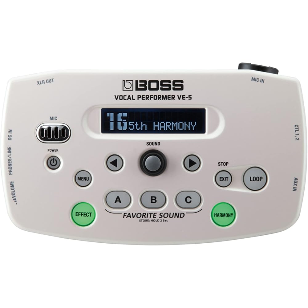 BOSS (Boss) Vocal Performer VE-5-WH