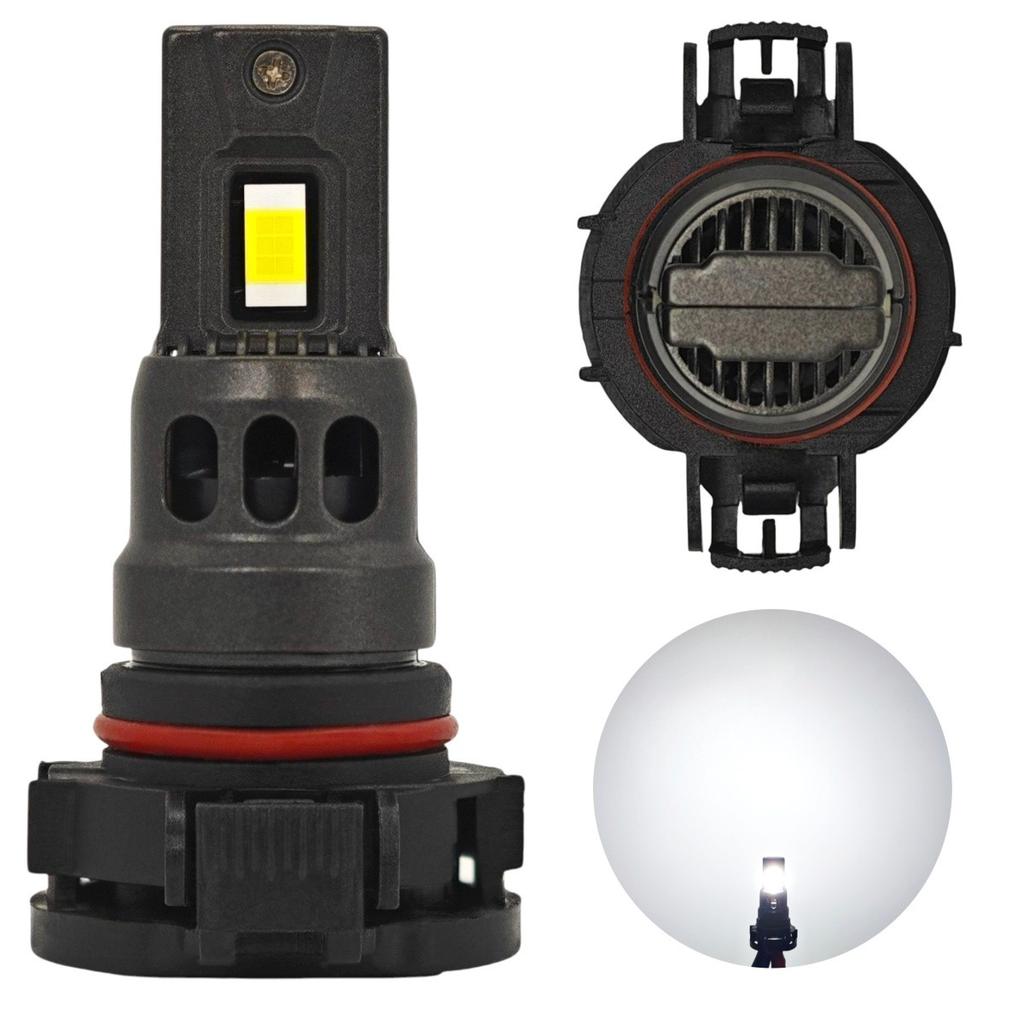 2 szt H16 LED żarówka PS24W 12-24V 4000lm CANBUS biała mocna Off-Road