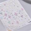 1PCS French Jelly Nail Stickers Dreamy Bubble Meteor Butterfly Star Moon Self Adhesive Stickers For Nail DIY Nail Art Decoration