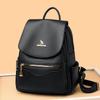 Freizeit-Doppelschultertasche, Weiche Lederschulranzen, Outdoor-Reisetasche, Damen-Tasche