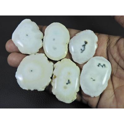 370Cts. Dyed Soalr Druzy Agate Mix Shape Cabochon Loose Gemstone 06Pcs Lot C-1751