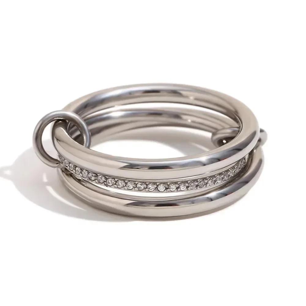 

Elegant Minimalist Stackable Rings for Women Perfect for Daily Commute and Special Occasions, Everyday Stainless Steel Rings 10