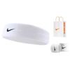 Nike Swoosh Sports Headband Single Pack Unisex Accessories White AC2285-101