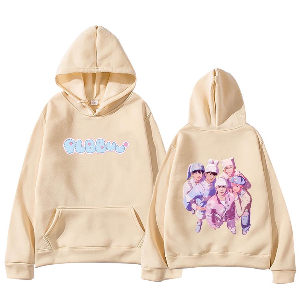 Nová podzimní zimní mikina Plave Bbuu! Kpop Potisk Mikiny Merch Móda Y2K Streetwear Ženy Muži High Street Pulovr