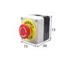 Start and Stop Self-reset Momentary Waterproof Button Box Switch Emergency Stop Industrial Control Box