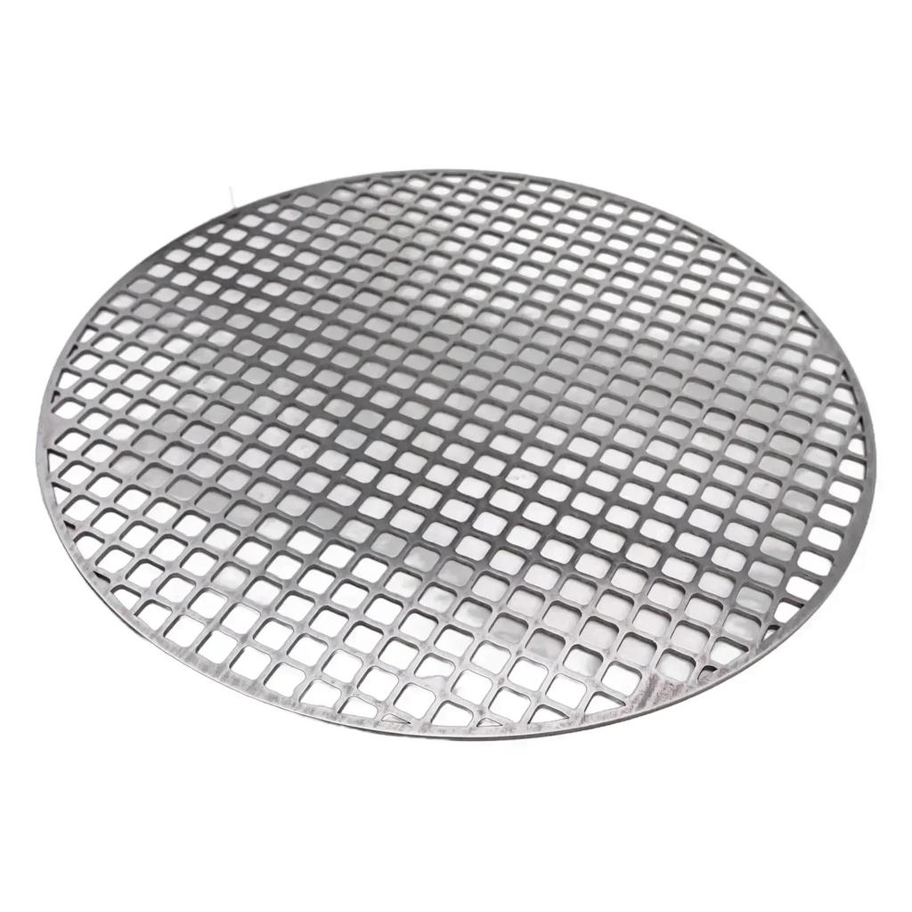 Siatka Grillowa Okrągła ze Stali Nierdzewnej Mata BBQ Ruszt do Grillowania na Węgiel Parowy 18-30cm Akcesorium do Domowej Kuchni