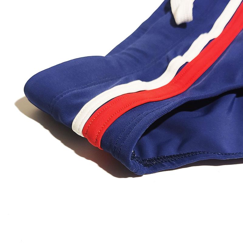 Men's Looped Swim Briefs Sexy Low Waist Bikini Swimsuit M-2XL Yellow