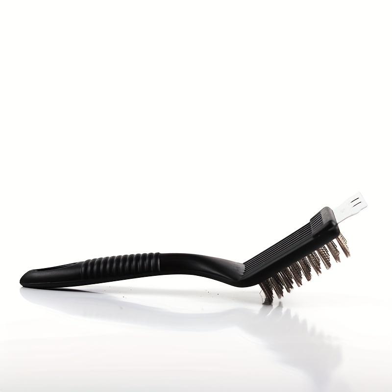 Rusty Steel Wire Baking Brush with Scraper (1pc) – Barbecue Oven & Grill Rack Cleaner, Stain Cleaning Scraper Brush