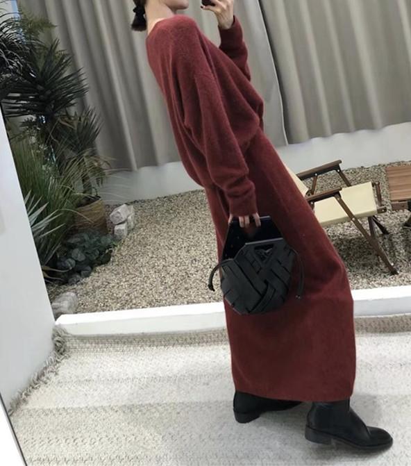 Schlauchrock Strickpullover Zweiteiler